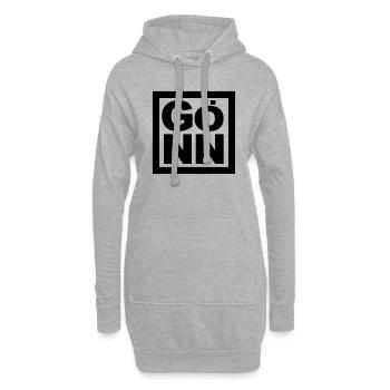 GÖNN 4LCW 4 Letter Code Wear - Hoodie-Kleid - Grau meliert - Vorne