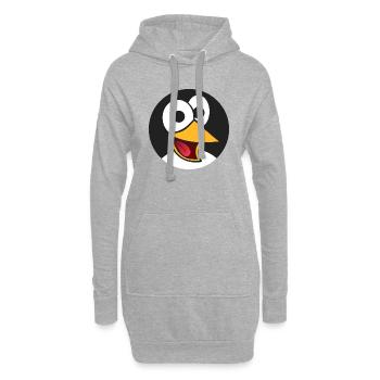 penguin102 - Hoodie-Kleid - Grau meliert - Vorne