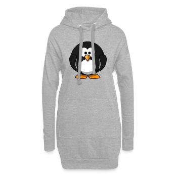 penguin159 - Hoodie-Kleid - Grau meliert - Vorne