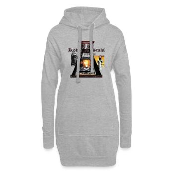 Wir sind das Ruhrgebiet Tasse - Hoodie-Kleid - Grau meliert - Vorne