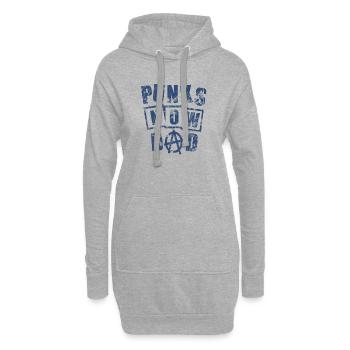 T-Shirt Männer : Punks Now Dad Vintage Grey - Hoodie-Kleid - Grau meliert - Vorne