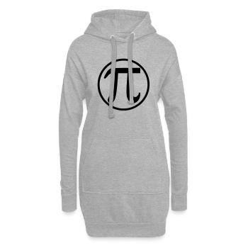 Pi - Hoodie Dress - heather grey - Front