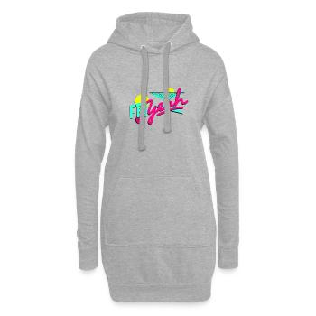 friyeah - Hoodie-Kleid - Grau meliert - Vorne