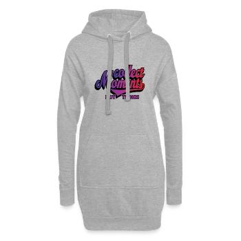 Reisen auf Reise gehen Reisende Geschenk Weltreise - Hoodie-Kleid - Grau meliert - Vorne