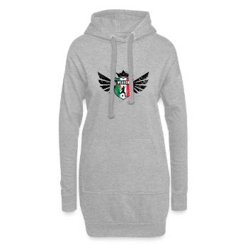 Mexico soccer emblem flag de - Hoodie-Kleid - Grau meliert - Vorne