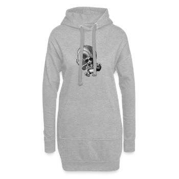 Squirrel Pilot - Hoodie-Kleid - Grau meliert - Vorne