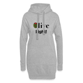 Olive Light - Hoodie-Kleid - Grau meliert - Vorne
