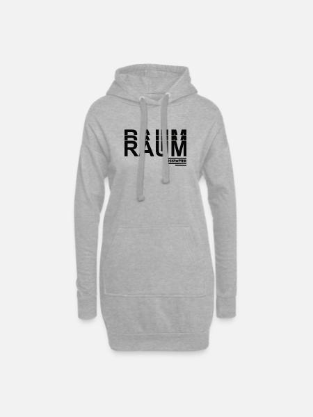 Raumausstatter - Hoodie-Kleid - Grau meliert
