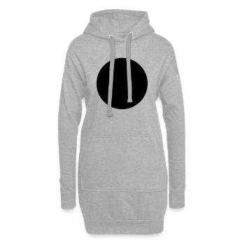 kreis - Hoodie-Kleid - Grau meliert - Vorne