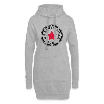 on earth since 1965 (uk) - Hoodie Dress - heather grey - Front