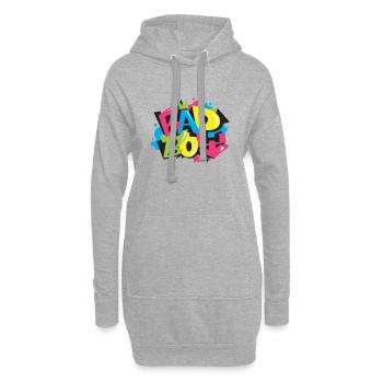 bad_boy - Hoodie-Kleid - Grau meliert - Vorne