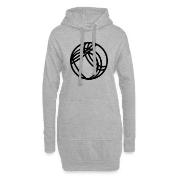 Boule - Hoodie-Kleid - Grau meliert - Vorne