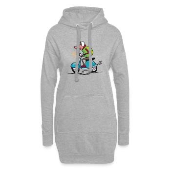 gambo Roller - Hoodie-Kleid - Grau meliert - Vorne