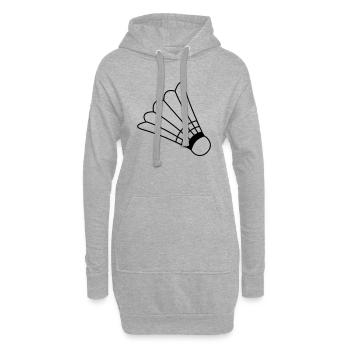Badminton - Hoodie-Kleid - Grau meliert - Vorne