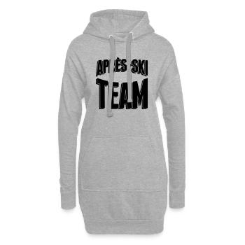Apres-Ski Team - Hoodie-Kleid - Grau meliert - Vorne