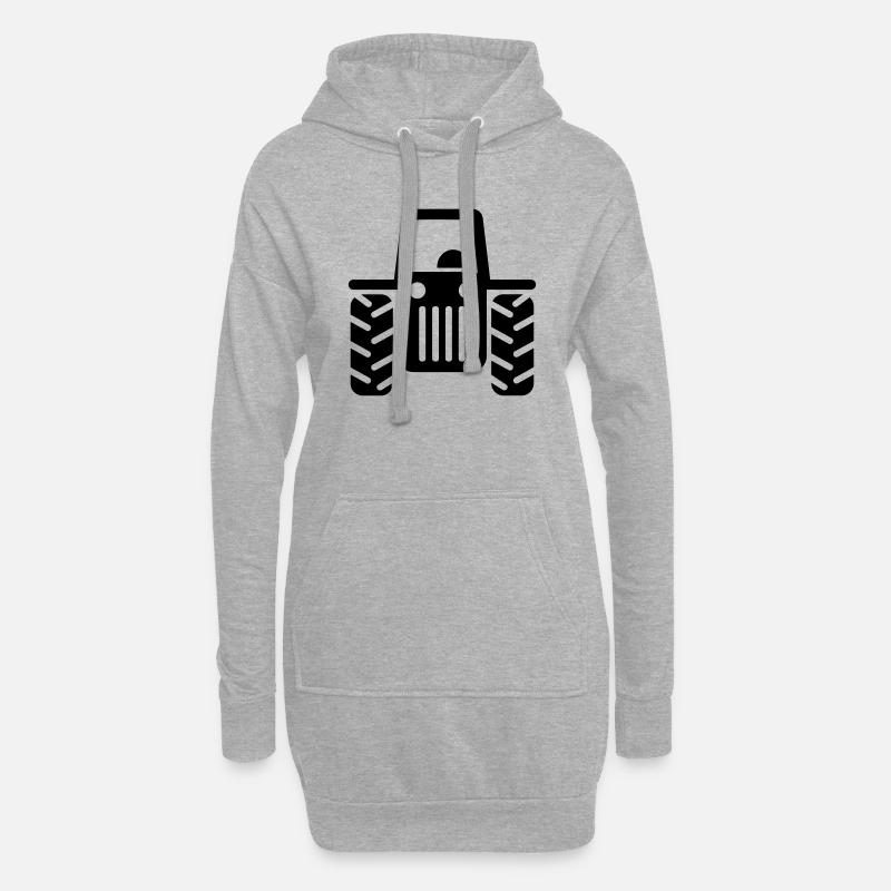 Traktor - Hoodie-Kleid - Grau meliert