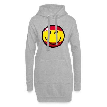 Smiley Spain - Hoodie-Kleid - Grau meliert - Vorne