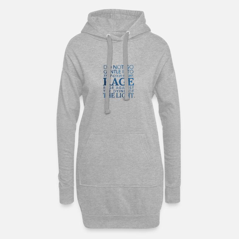 Interstellar - Hoodie-Kleid - Grau meliert