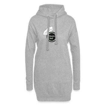 Meisterkoch 1 - Hoodie-Kleid - Grau meliert - Vorne