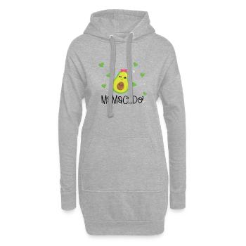 Mamacado - Hoodie-Kleid - Grau meliert - Vorne