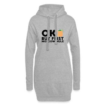 Moscow mule Russland Russisch Geschenk - Hoodie-Kleid - Grau meliert - Vorne