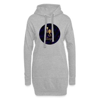 Scorpio Scorpion - Hoodie-Kleid - Grau meliert - Vorne
