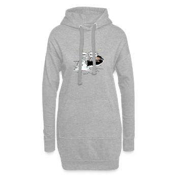 TITANIC DEIN MEER! - Hoodie-Kleid - Grau meliert - Vorne