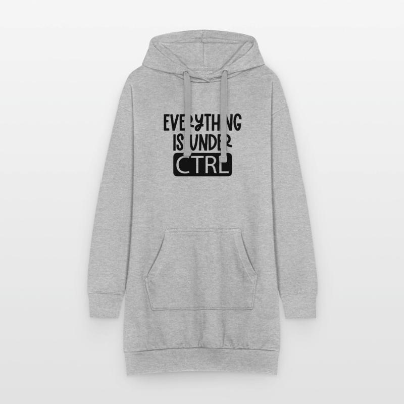 Everything is under ctrl Programming Informatique Sweat-shirt à capuche long Femme