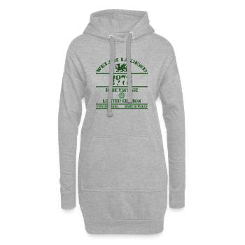 Eine walisische Legende 1972 - Hoodie-Kleid - Grau meliert - Vorne