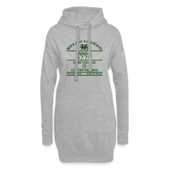 Eine walisische Legende 1995 - Hoodie-Kleid - Grau meliert - Vorne
