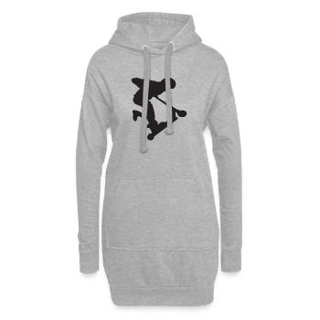 Trick Scooter - Hoodie-Kleid - Grau meliert - Vorne