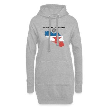 Yugoslavia SFRJ Jugo Kosovo cadeau Tito - Sweat-shirt à capuche long Femme - gris chiné - Devant