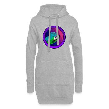 Close Encounters of The Third Kind Spaceship - Hoodie Dress - heather grey - Front