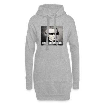 Kant Touch This - Hoodie-Kleid - Grau meliert - Vorne