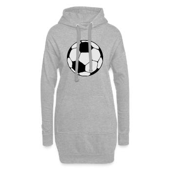 soccer - Hoodie-Kleid - Grau meliert - Vorne