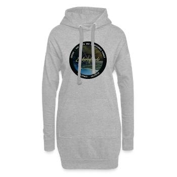 Ostsee - Eckernfoerde - Hoodie-Kleid - Grau meliert - Vorne