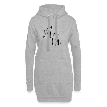 Initialen M.G - Hoodie-Kleid - Grau meliert - Vorne