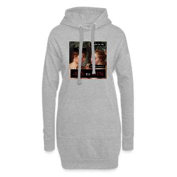 Bought the Dip. What have you made? -61% - Hoodie-Kleid - Grau meliert - Vorne