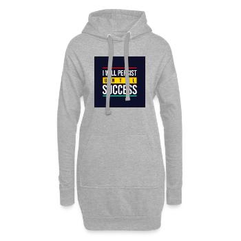 Succes - Hoodie Dress - heather grey - Front