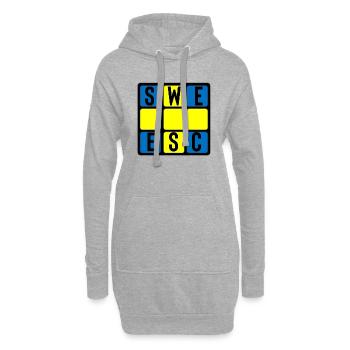 Eurovision Schweden - Hoodie-Kleid - Grau meliert - Vorne