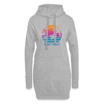 1982 Geburtstag - Hoodie-Kleid - Grau meliert - Vorne