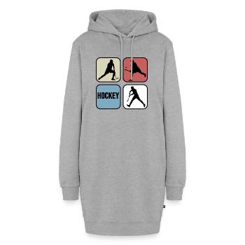 feldhockey hockey club hockey - Sweat-shirt à capuche long Femme - gris chiné - Devant