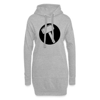 Hammer - Hoodie-Kleid - Grau meliert - Vorne