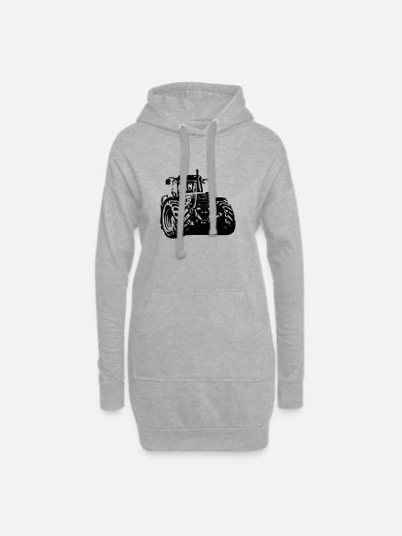 Traktor - Hoodie-Kleid - Grau meliert