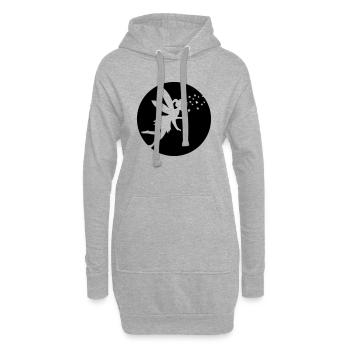 Fee - Hoodie-Kleid - Grau meliert - Vorne