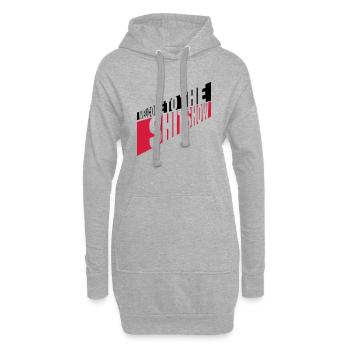 Cheeky Welcome Shitshow - Sweat-shirt à capuche long Femme - gris chiné - Devant