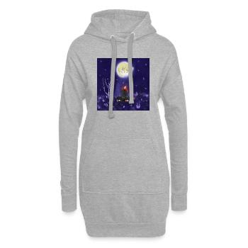 Moonshine - Hoodie-Kleid - Grau meliert - Vorne