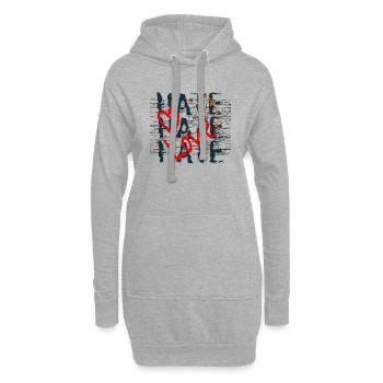 LOVE SHIRT - Hoodie-Kleid - Grau meliert - Vorne