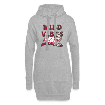 Wildfang - Hai - Hoodie-Kleid - Grau meliert - Vorne