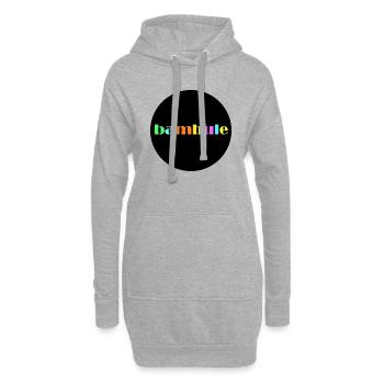 bambule - Hoodie-Kleid - Grau meliert - Vorne